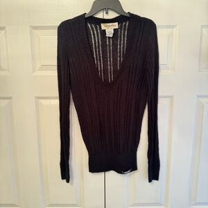 Billabong Black V-Neck Sweater